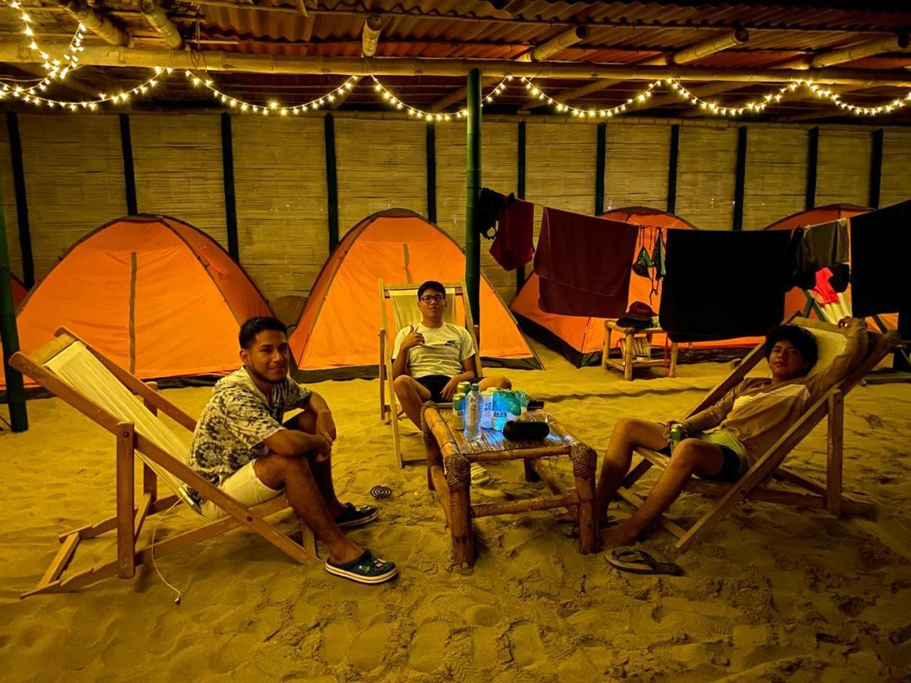 Pepon Surf Camp Hotel Máncora Kültér fotó